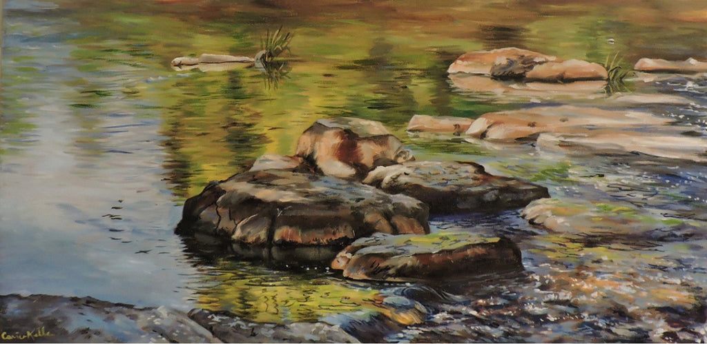 Russel Rocks - Oil on Canvas