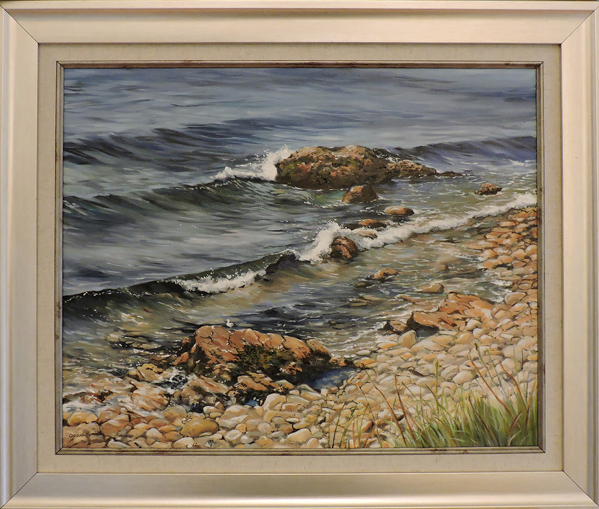West Coast Shore - Oil on Canvas