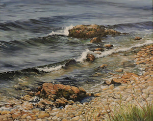 West Coast Shore - Oil on Canvas